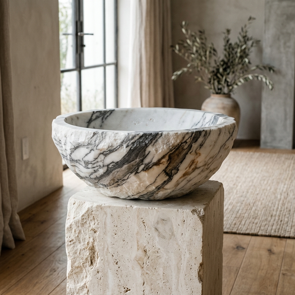 Hand-Chiseled Marble Artistry